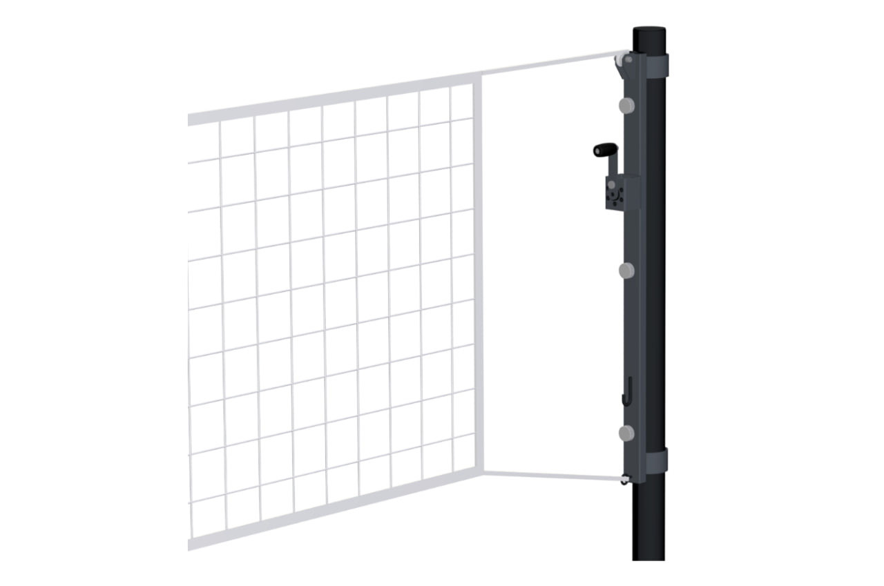 Волейбольные стойки с регулируемой высотой и закладными стаканами