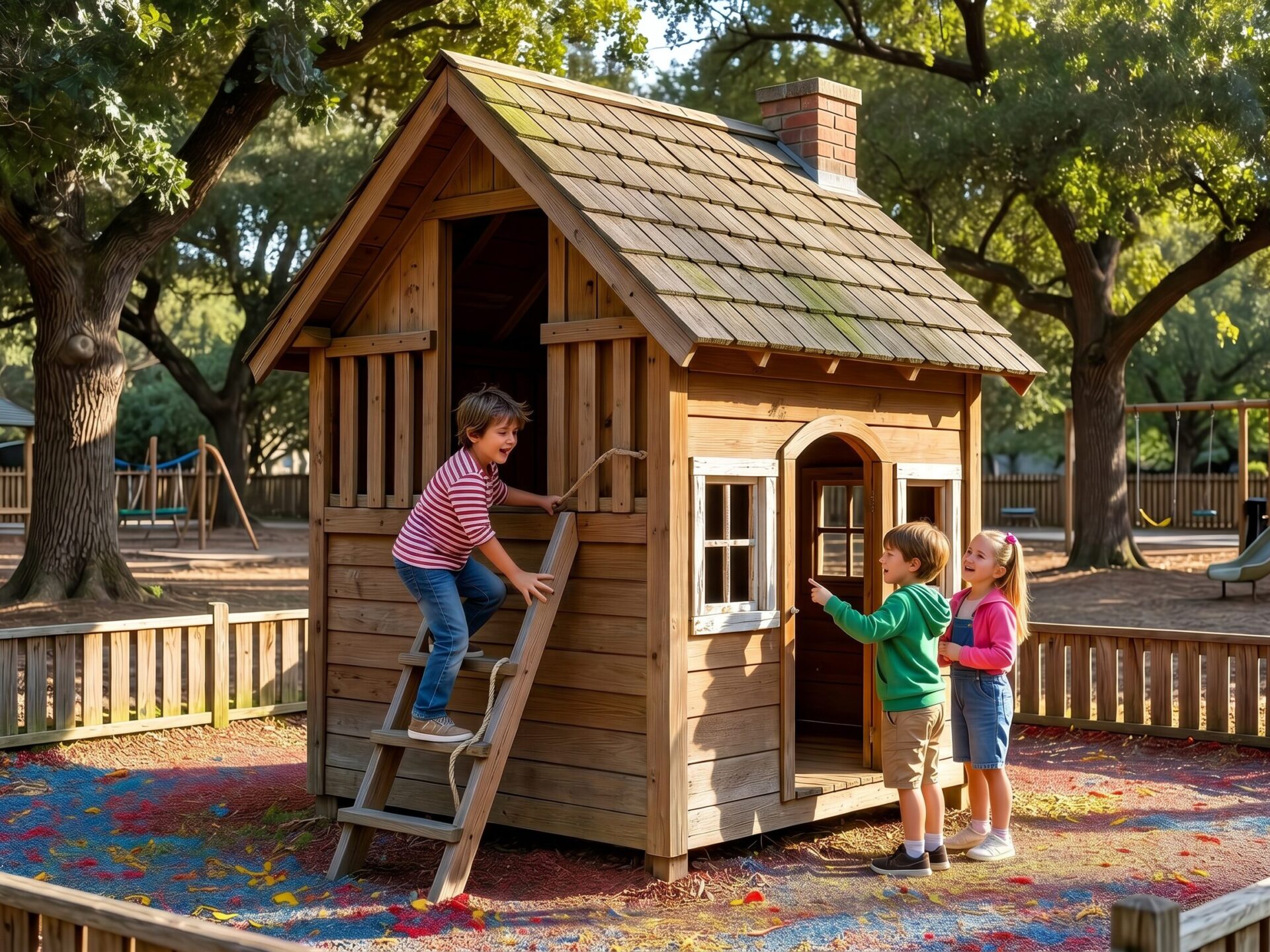 Домик для детской площадки